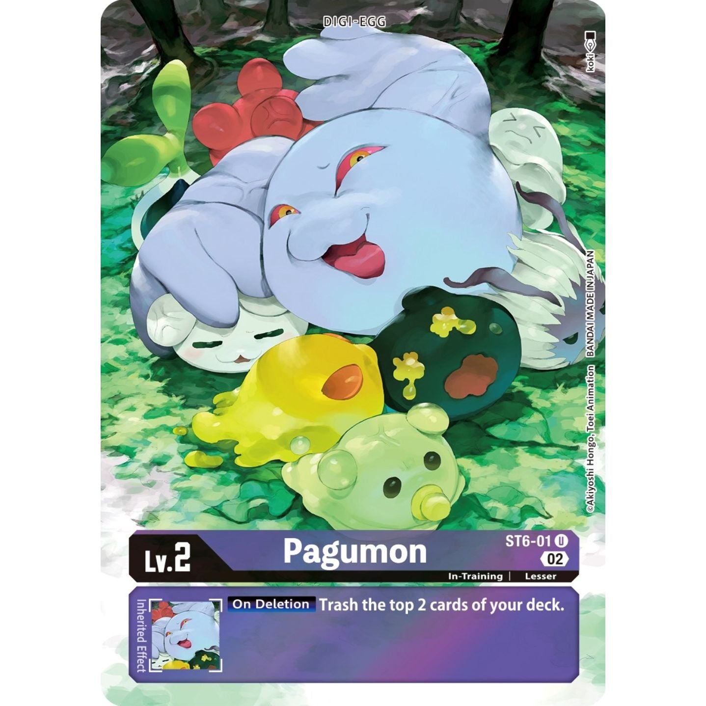 Image for Pagumon (Alternate Art) (ST6-01 U) (ST-14) - Digimon Card Game