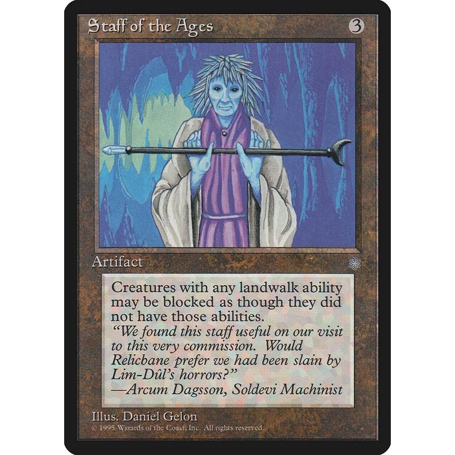 Image for Staff of the Ages (ICE) - Magic: The Gathering