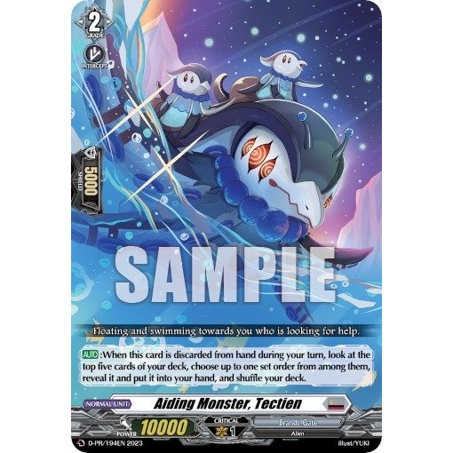 Image for Aiding Monster, Tectien (D-PR/194EN 2023) (D-PR) - Cardfight Vanguard