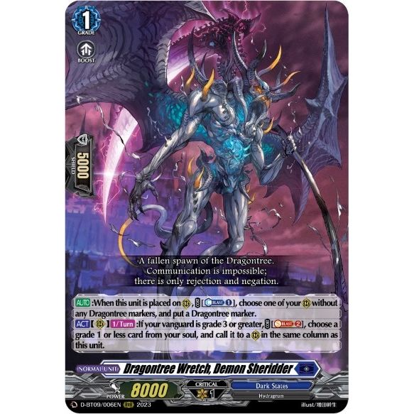 Image for Dragontree Wretch, Demon Sheridder (D-BT09/006EN) (D-BT09) - Cardfight Vanguard