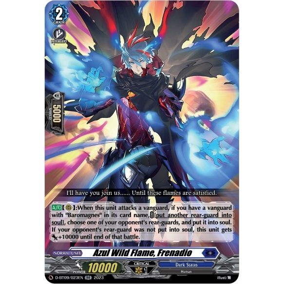 Image for Azul Wild Flame, Frenadio (D-BT09/023EN) (D-BT09) - Cardfight Vanguard