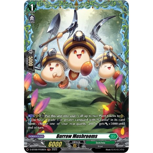 Image for Burrow Mushrooms (FR) (D-BT09/FR38EN) (D-BT09) - Cardfight Vanguard