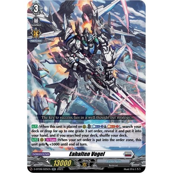 Image for Eahalten Vogel (D-BT09/025EN) (D-BT09) - Cardfight Vanguard