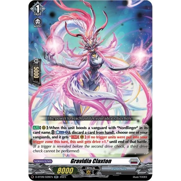 Image for Gravidia Claxton (D-BT09/028EN) (D-BT09) - Cardfight Vanguard