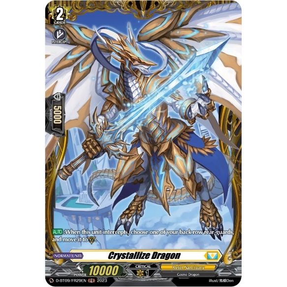 Image for Crystallize Dragon (FR) (D-BT09/FR29EN) (D-BT09) - Cardfight Vanguard