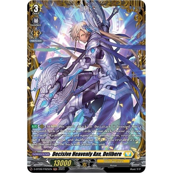 Image for Decisive Heavenly Axe, Delibere (FR) (D-BT09/FR25EN) (D-BT09) - Cardfight Vanguard