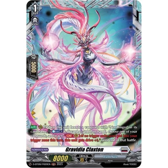Image for Gravidia Claxton (FR) (D-BT09/FR20EN) (D-BT09) - Cardfight Vanguard