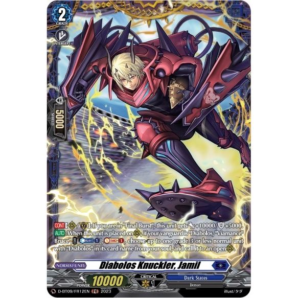 Image for Diabolos Knuckler, Jamil (FR) (D-BT09/FR12EN) (D-BT09) - Cardfight Vanguard