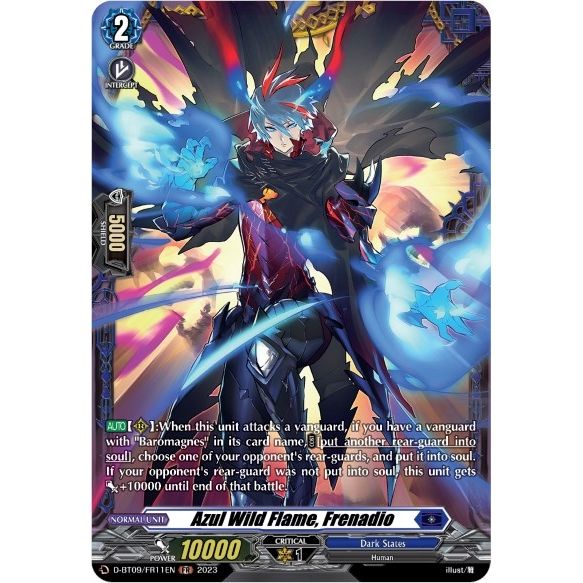 Image for Azul Wild Flame, Frenadio (FR) (D-BT09/FR11EN) (D-BT09) - Cardfight Vanguard