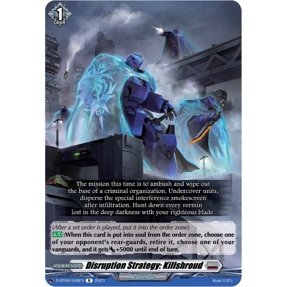 Image for Disruption Strategy: Killshroud (D-BT09/048EN) (D-BT09) - Cardfight Vanguard