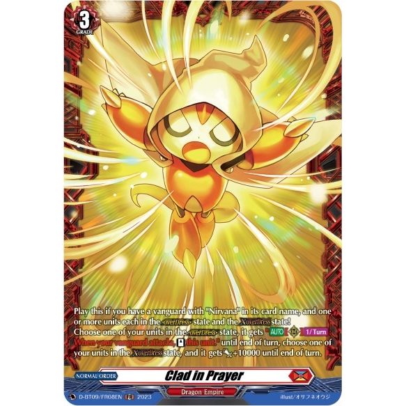 Image for Clad in Prayer (FR) (D-BT09/FR08EN) (D-BT09) - Cardfight Vanguard