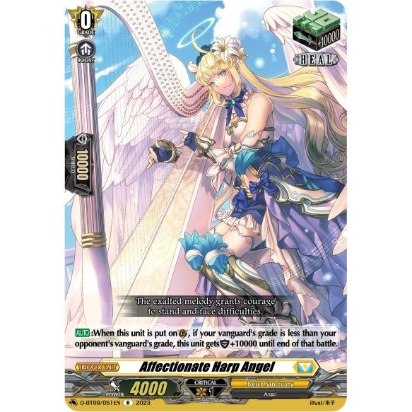 Image for Affectionate Harp Angel (D-BT09/051EN) (D-BT09) - Cardfight Vanguard