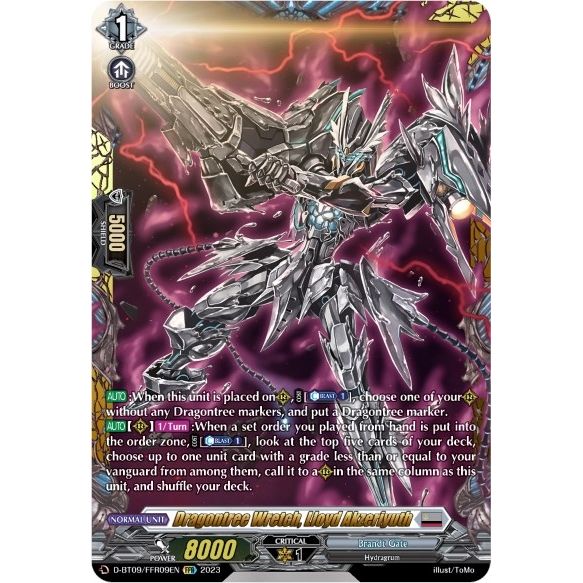 Image for Dragontree Wretch, Lloyd Akzeriyuth (FFR) (D-BT09/FFR09EN) (D-BT09) - Cardfight Vanguard