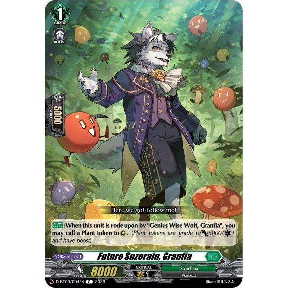 Image for Future Suzerain, Granfia (D-BT09/094EN) (D-BT09) - Cardfight Vanguard