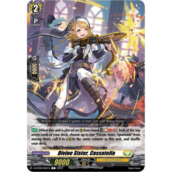 Image for Divine Sister, Cassatella (D-BT09/084EN) (D-BT09) - Cardfight Vanguard