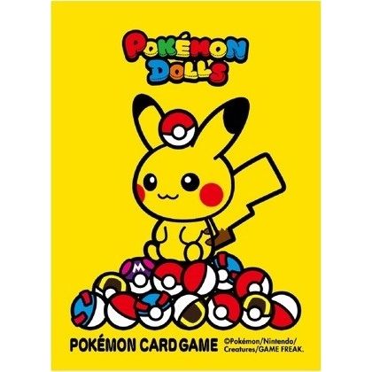 Image for Pokemon TCG: Pokemon Center Japan Exclusive Card Sleeves - Pokemon Dolls (64-Pack) - Card Sleeves
