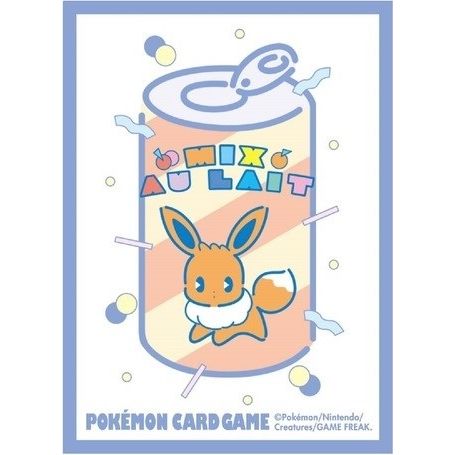 Image for Pokemon TCG: Pokemon Center Japan Exclusive Card Sleeves - Eevee Mix Au Lait (64-Pack) - Card Sleeves