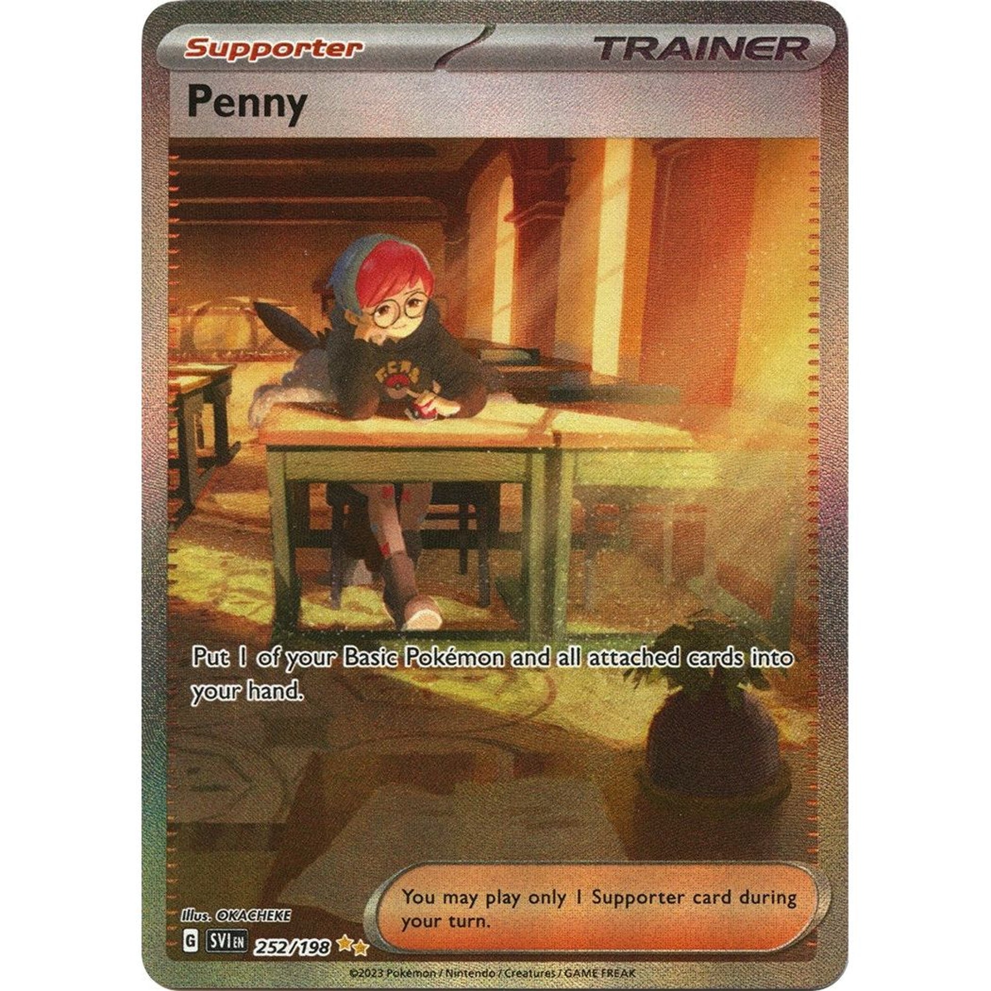 Image for Penny (252/198) (SVI) - Pokemon