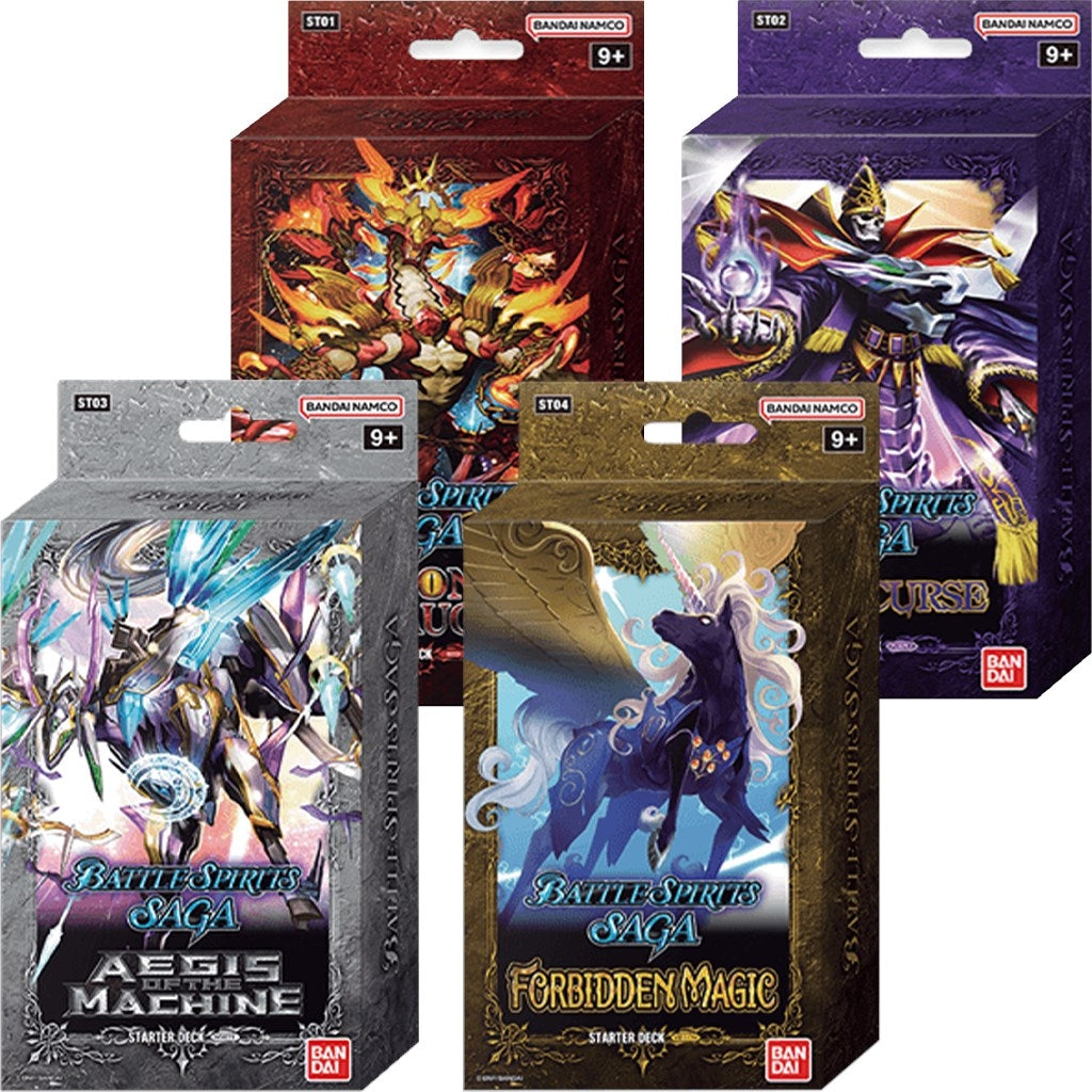 Image for Starter Decks 1-4 [Set of 4] - Battle Spirits Saga
