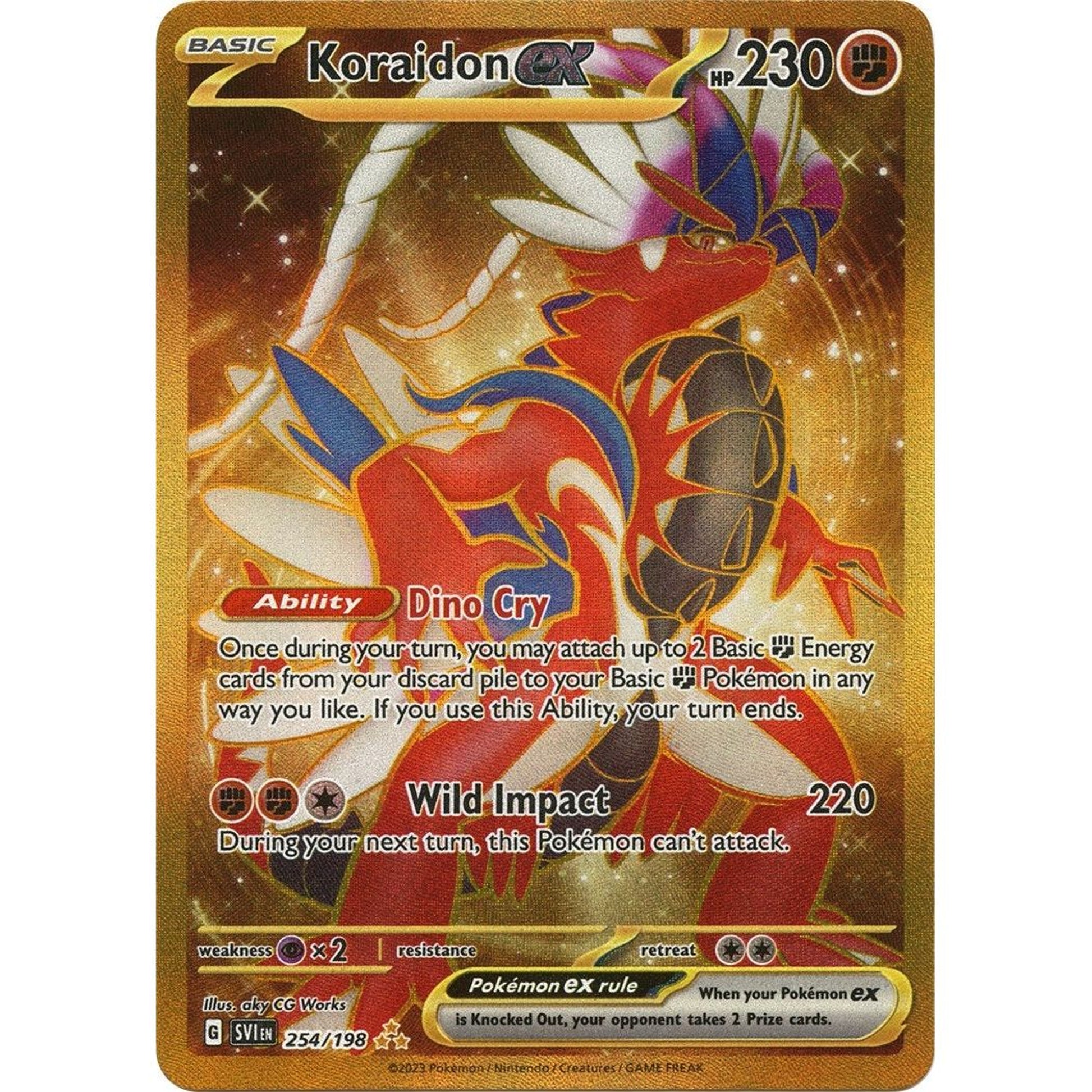 Image for Koraidon ex (254/198) (SVI) - Pokemon