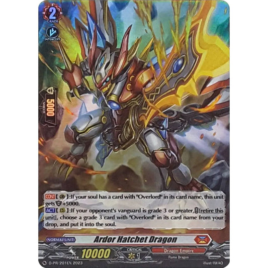 Image for Ardor Hatchet Dragon (Foil) (201) (D-PR/201EN 2023) (D-PR) - Cardfight Vanguard