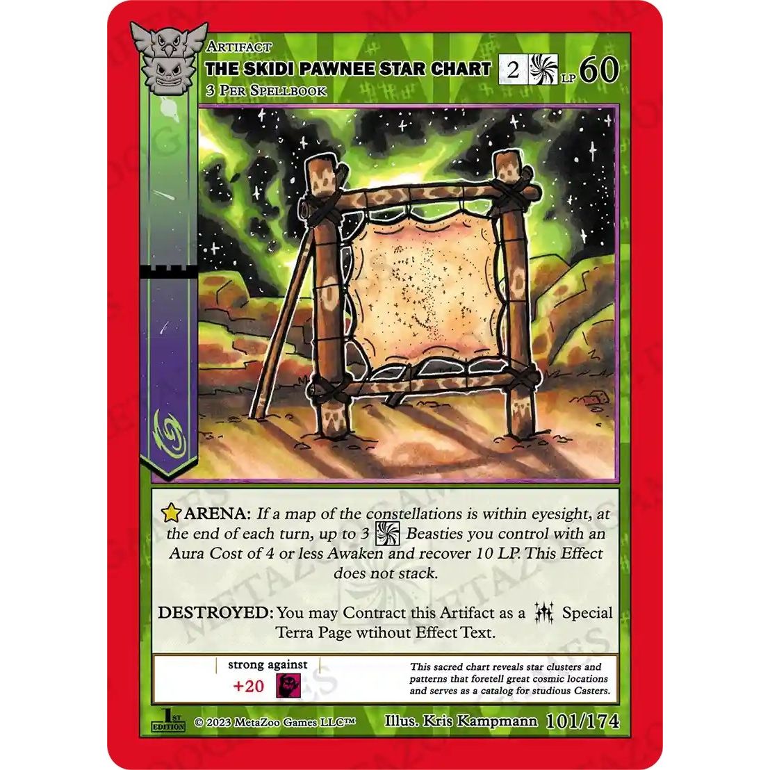 Image for The Skidi Pawnee Star Chart (101/174) (NATFE) - MetaZoo