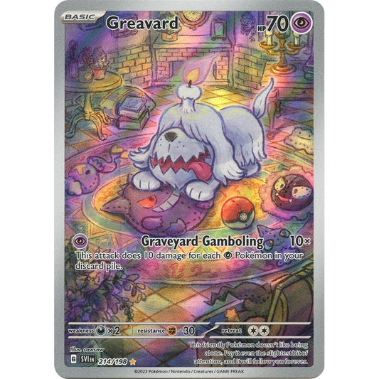 Image for Greavard (214/198) (SVI) - Pokemon