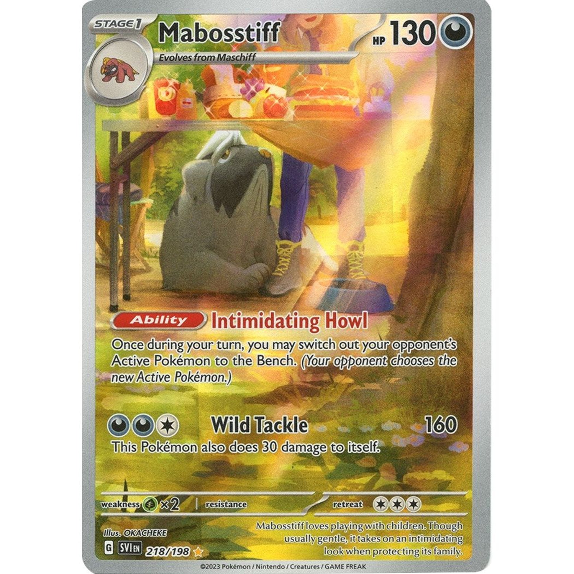 Image for Mabosstiff (218/198) (SVI) - Pokemon