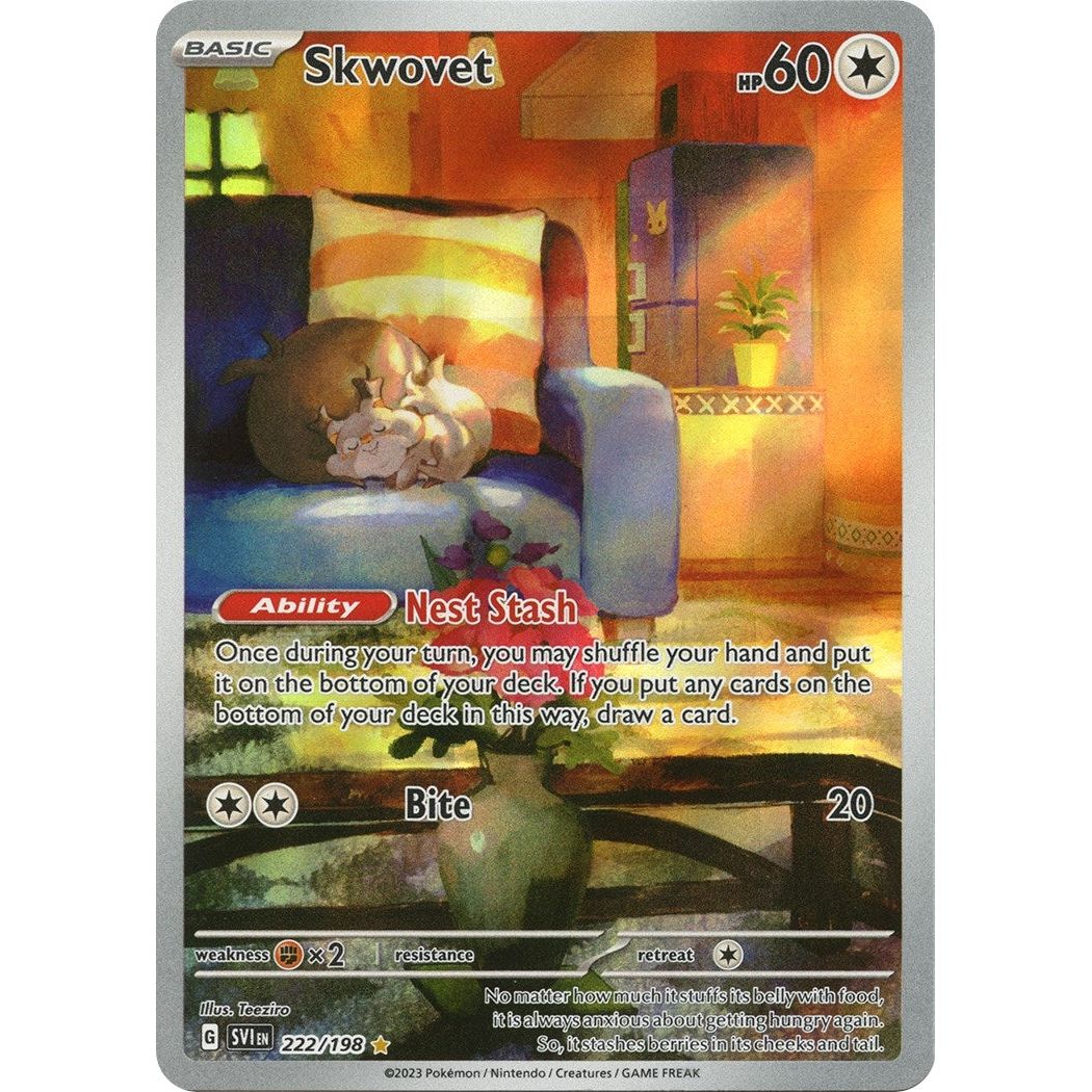 Image for Skwovet (222/198) (SVI) - Pokemon