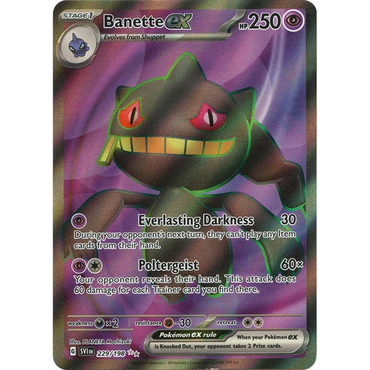 Image for Banette ex (229/198) (SVI) - Pokemon