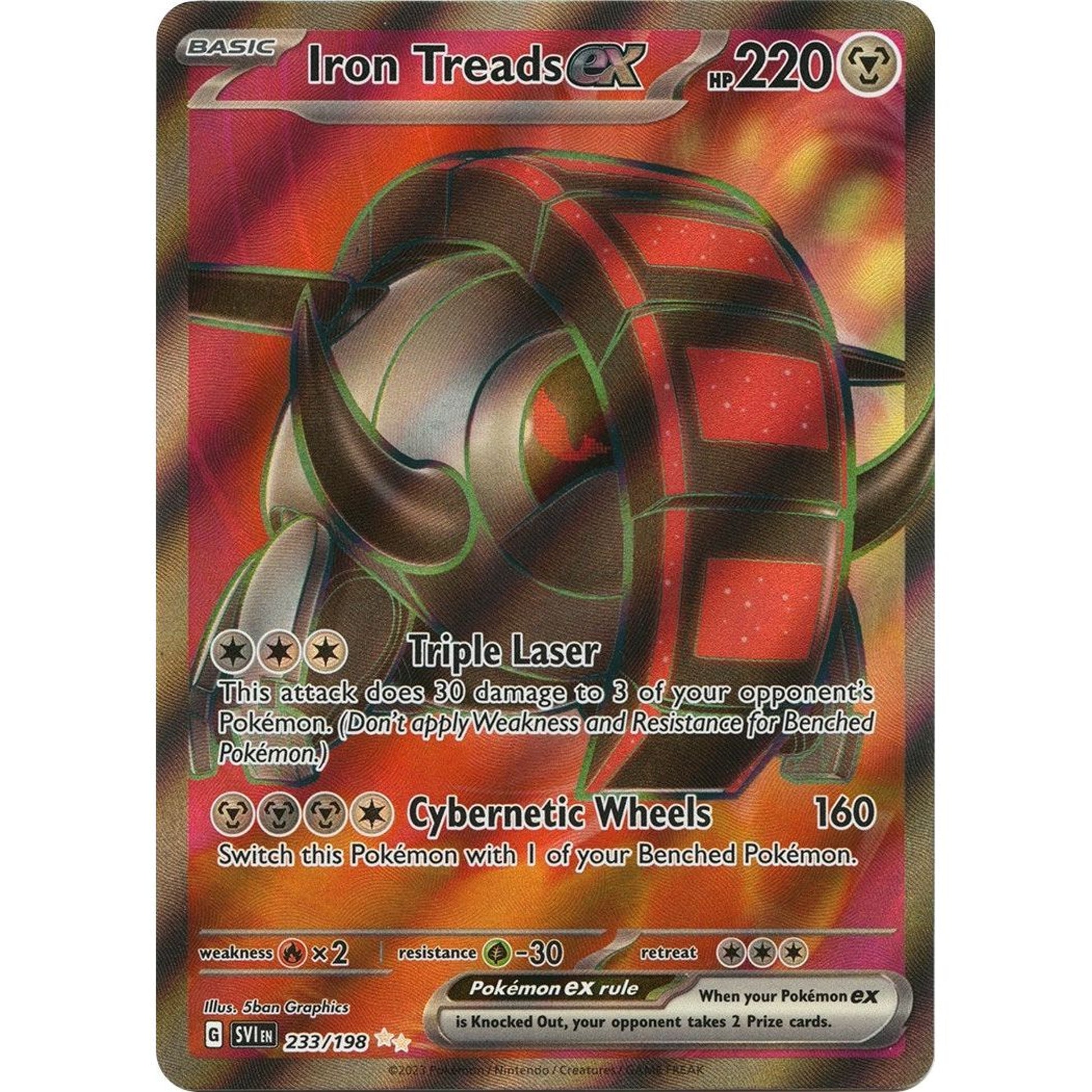 Image for Iron Treads ex (233/198) (SVI) - Pokemon