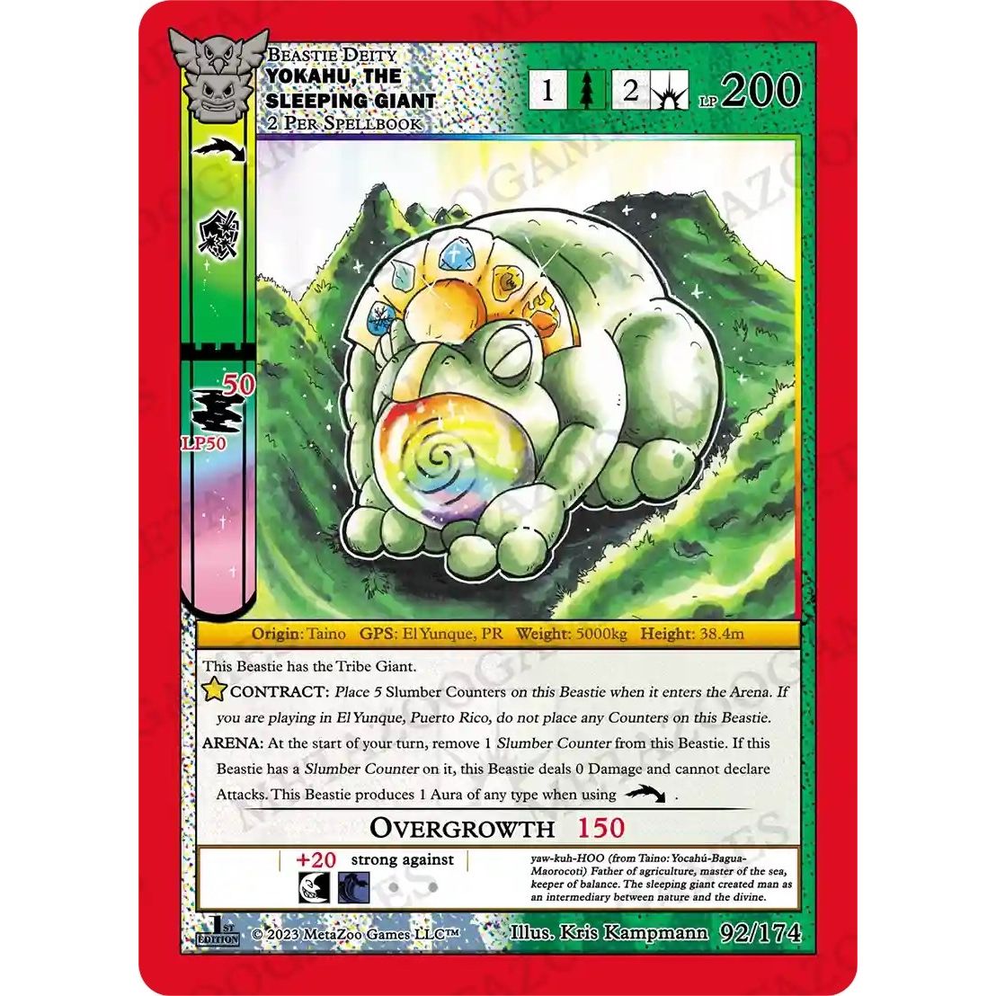 Image for Yokahu, the Sleeping Giant (92/174) (NATFE) - MetaZoo