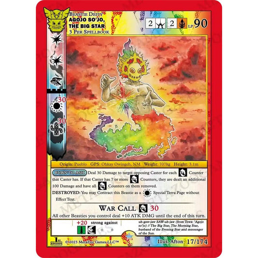 Image for Agojo So'Jo, the Big Star (17/174) (NATFE) - MetaZoo