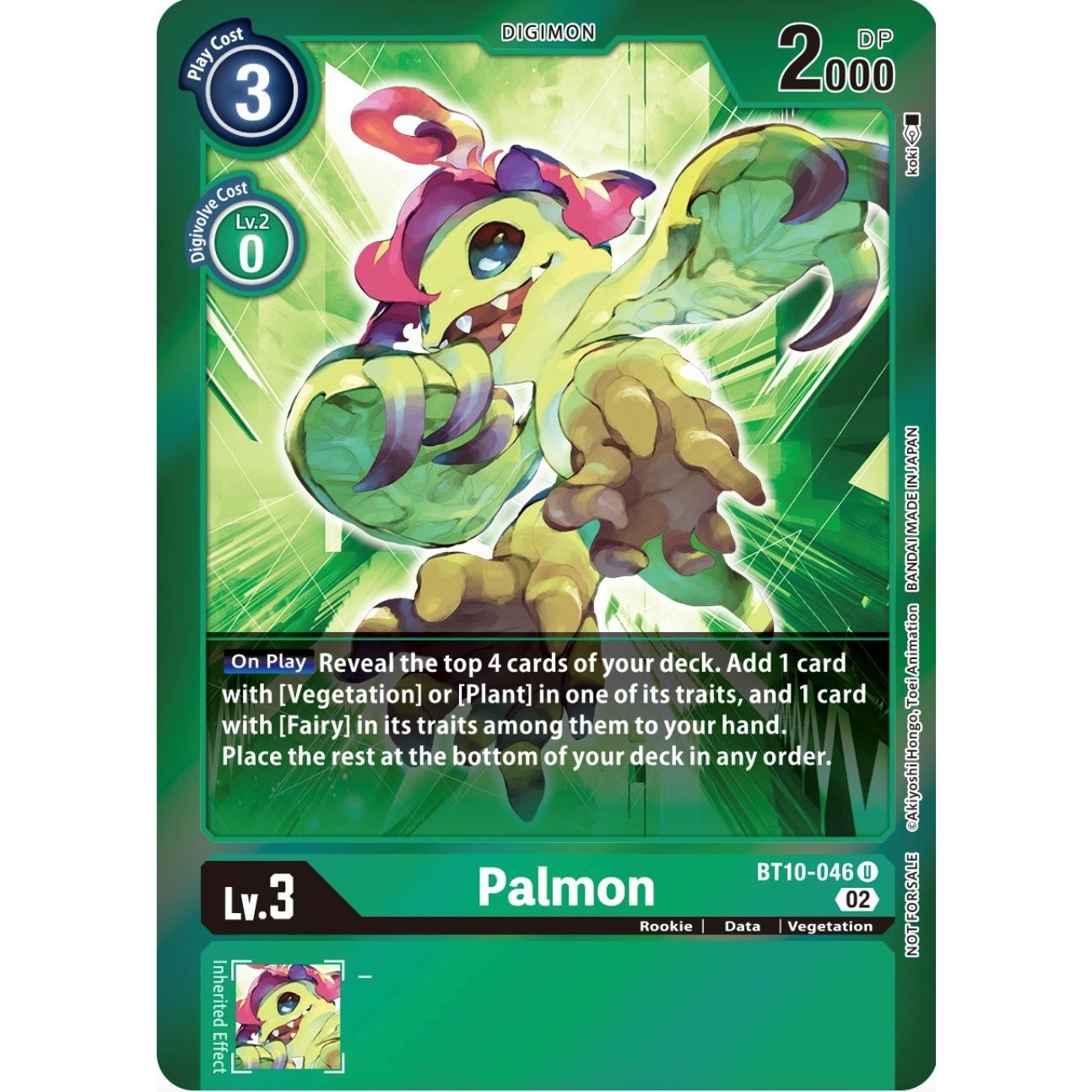 Image for Palmon (Event Pack 4) (BT10-046 U) (BT10) - Digimon Card Game