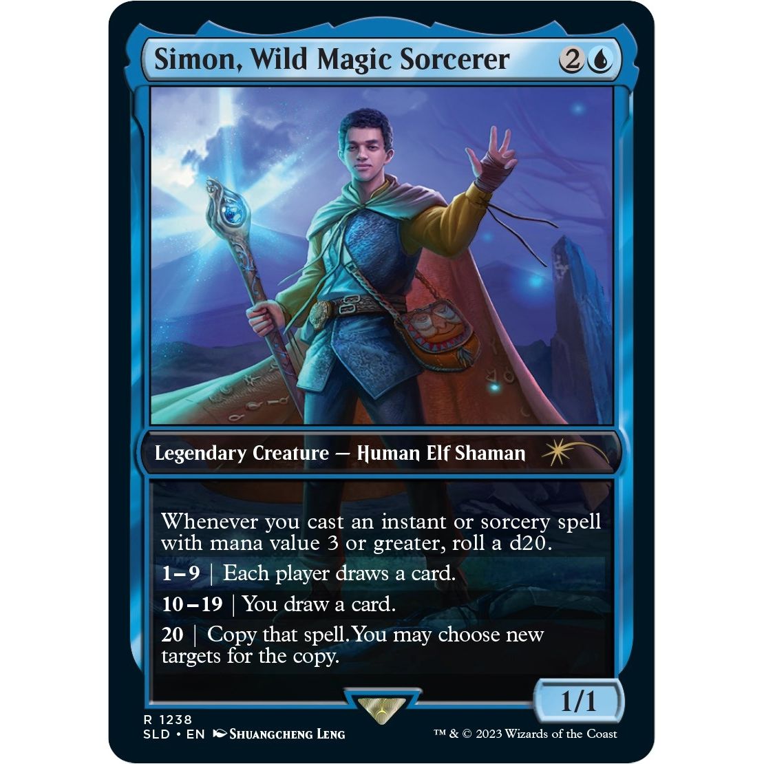 Image for Simon, Wild Magic Sorcerer (1238) (SLD) - Magic: The Gathering