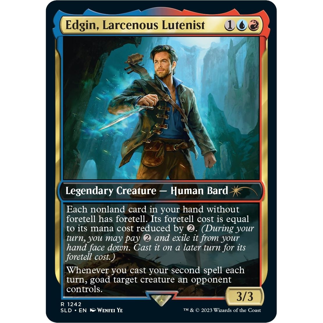 Image for Edgin, Larcenous Lutenist (1242) (SLD) - Magic: The Gathering