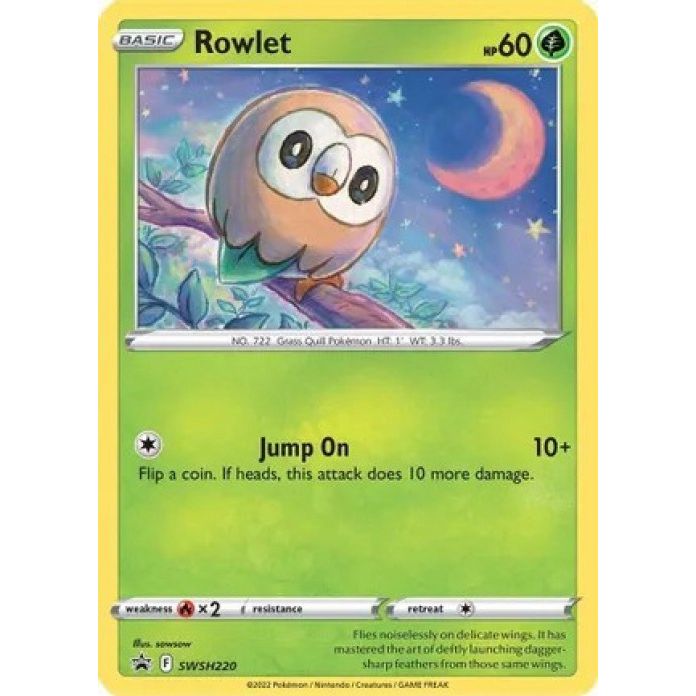 Image for Rowlet - SWSH220 (Cosmos Holo) (SWSH220) (MCAP) - Pokemon