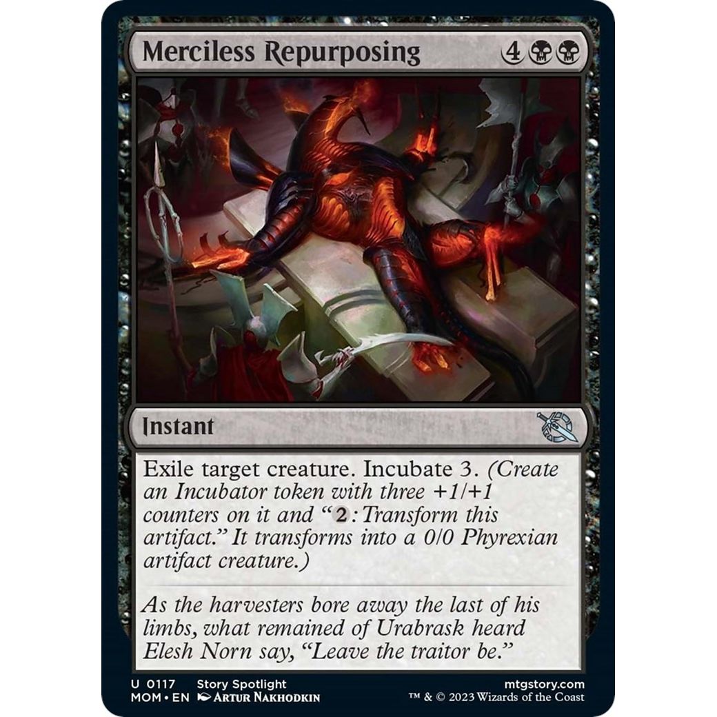 Image for Merciless Repurposing (117) (MOM) - Magic: The Gathering