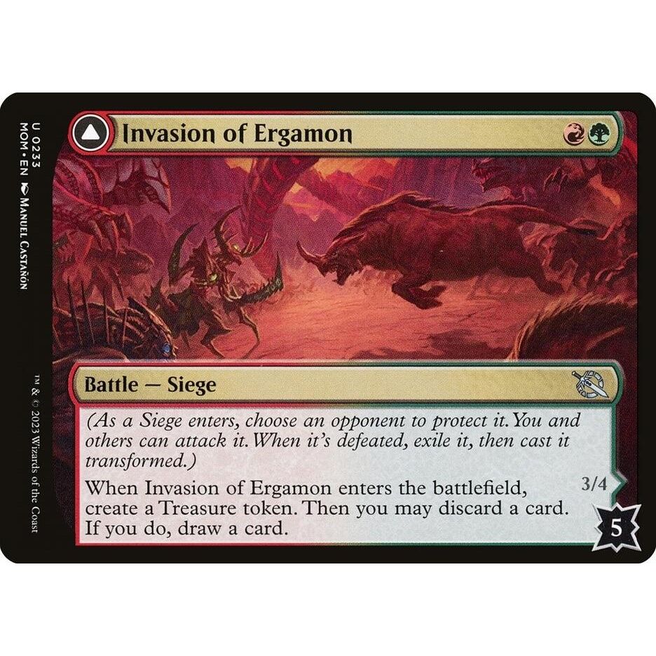 Image for Invasion of Ergamon (233) (MOM) - Magic: The Gathering