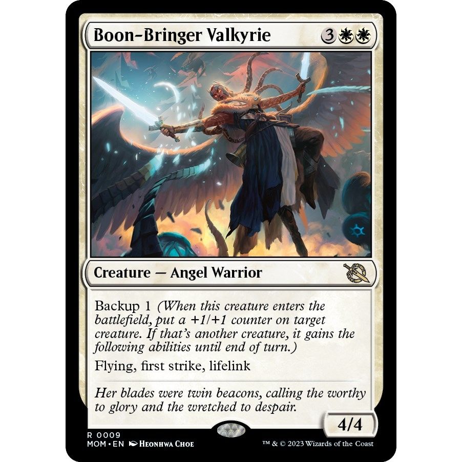 Image for Boon-Bringer Valkyrie (9) (MOM) - Magic: The Gathering