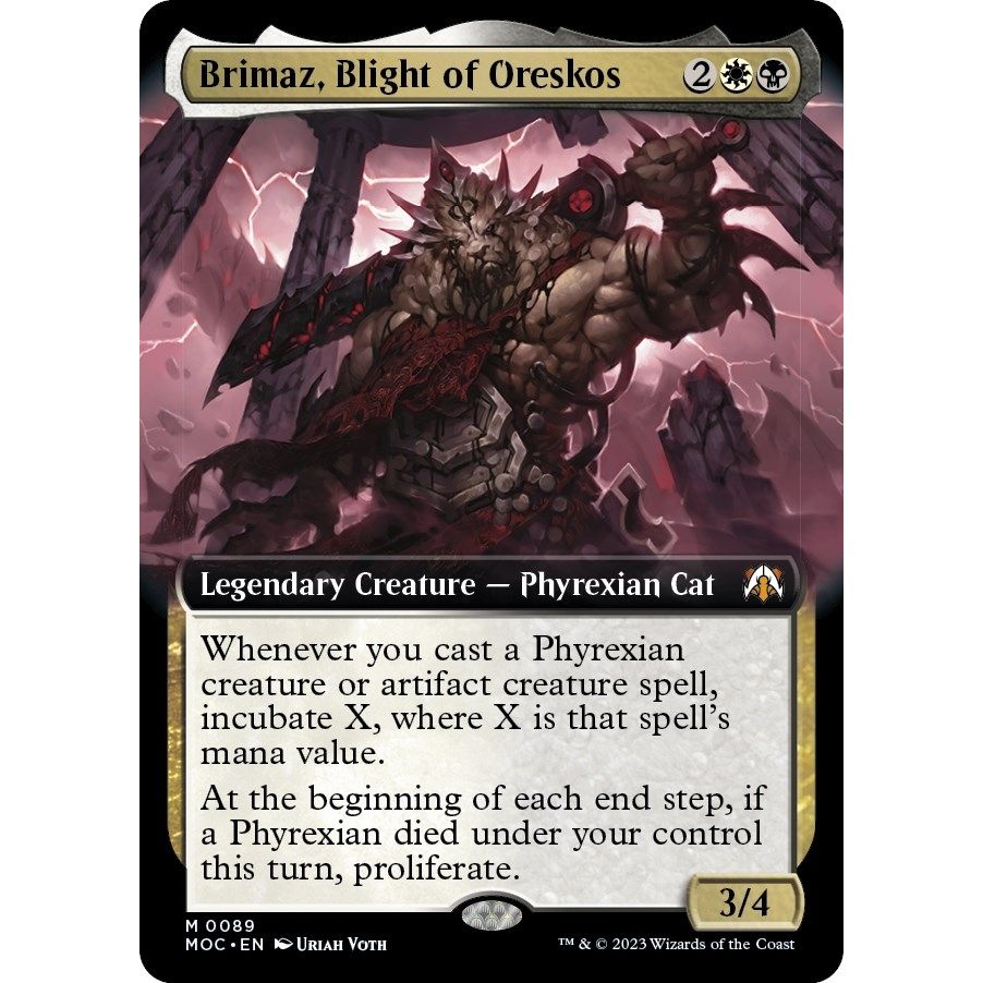 Image for Brimaz, Blight of Oreskos (Extended Art) (89) (MOC) - Magic: The Gathering