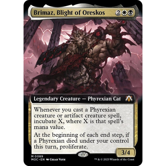 Image for Brimaz, Blight of Oreskos (Extended Art) (89) (MOC) - Magic: The Gathering