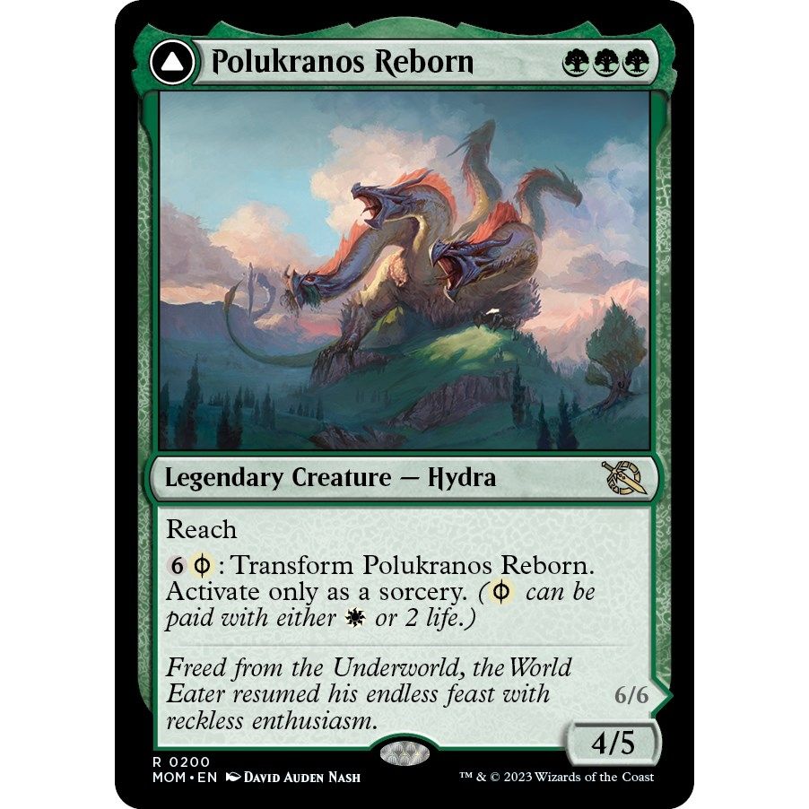 Image for Polukranos Reborn (200) (MOM) - Magic: The Gathering
