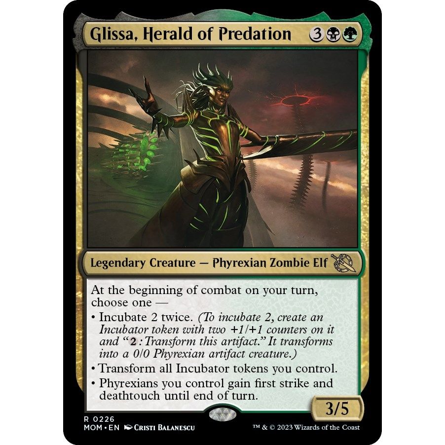 Image for Glissa, Herald of Predation (226) (MOM) - Magic: The Gathering