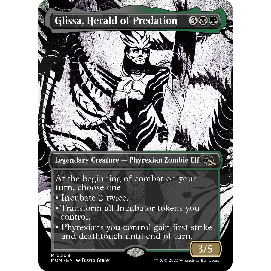 Image for Glissa, Herald of Predation (Showcase) (308) (MOM) - Magic: The Gathering