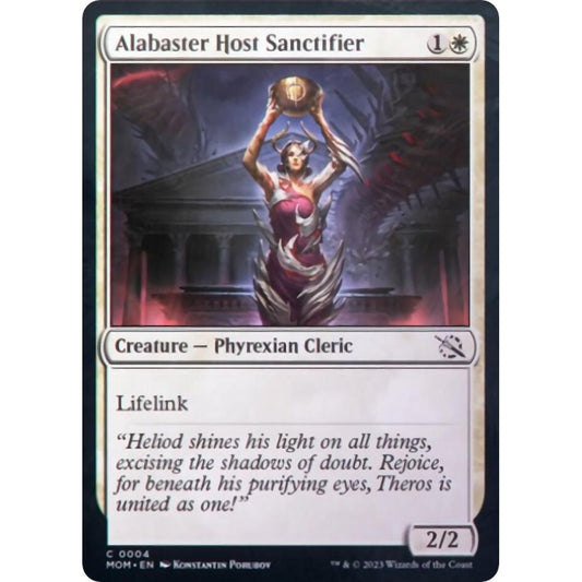 Image for Alabaster Host Sanctifier (4) (MOM) - Magic: The Gathering