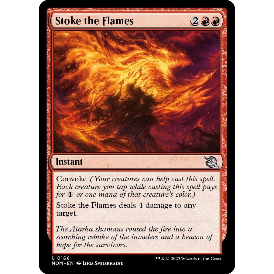 Image for Stoke the Flames (166) (MOM) - Magic: The Gathering