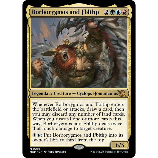 Image for Borborygmos and Fblthp (219) (MOM) - Magic: The Gathering