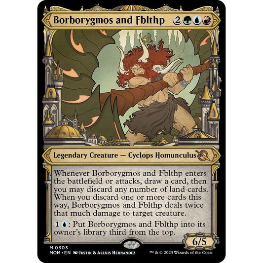 Image for Borborygmos and Fblthp (Showcase) (303) (MOM) - Magic: The Gathering