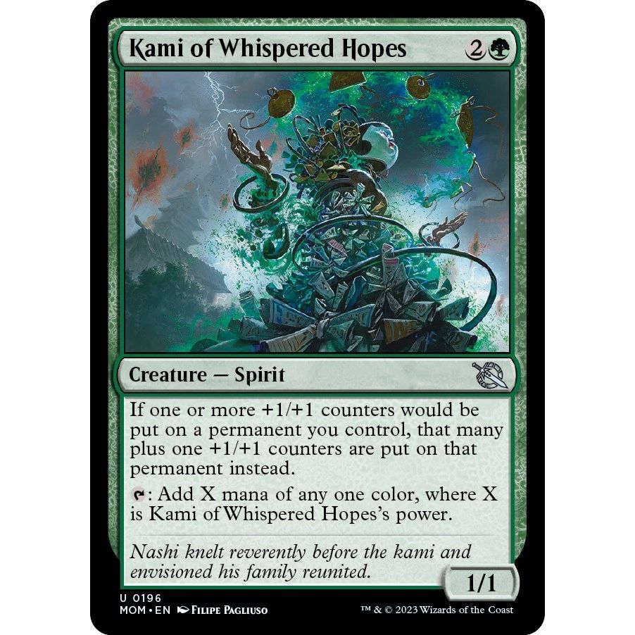 Image for Kami of Whispered Hopes (196) (MOM) - Magic: The Gathering